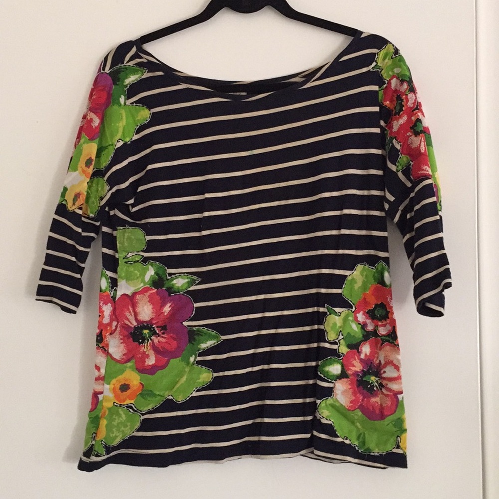 Anthro striped shirt